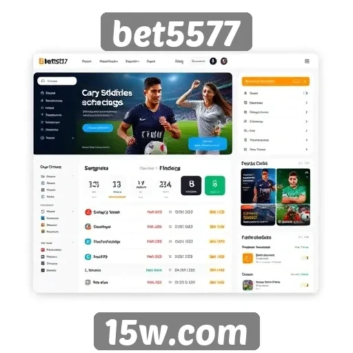 Interface do usuário e experiência de navegação no bet5577